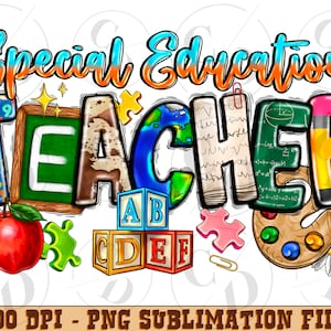 Sped Special Education Teacher png, Western PNG, School Png, Teacher png, Pencil png, Sublimation Design, Digital Download, Western