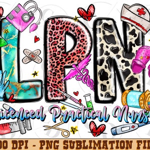 LPN Licensed Practical Nurse png sublimation design download, LPN Nurse png, Nurse life png, Nursing png, sublimate designs download