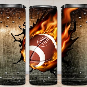 Football 20oz skinny tumbler png sublimation design download, American Football png, western tumbler png, sublimate designs download