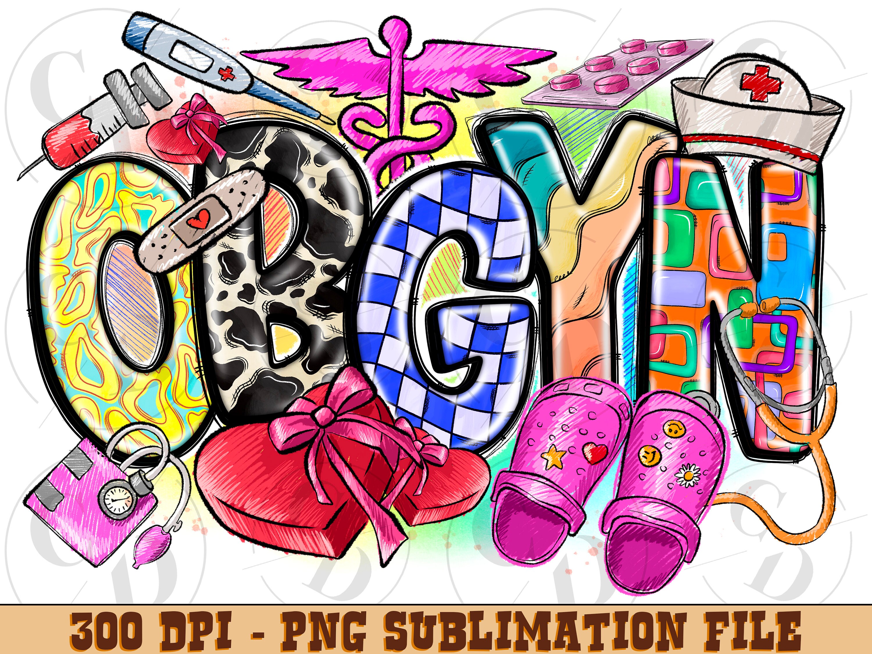 OBGYN Design, Medical PNG, Sublimation Download - Etsy