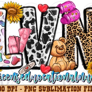 Licensed Vocational Nurse png sublimation design, LVN, Western, Nurse png, Nurse png design, Nurse life png, sublimate designs download