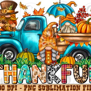 Fall Gnomes Truck Png Sublimation Design, Pumpkin, Thankfull Png, Fall Pumpkin Png, Sunflowers Gnome Png, Western Gnomes,Digital Download