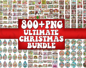 Christmas Bundle Png, 800+ Png, Merry Christmas Png, Christmas Png, Santa Claus PNG, Bundle Png, Sublimation Designs, Digital Download