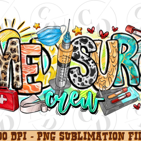 Med-Surg Nurse png, Med Serg Crew png, Nurse Life Png, western Nurse png, Nurse png, sublimate designs download