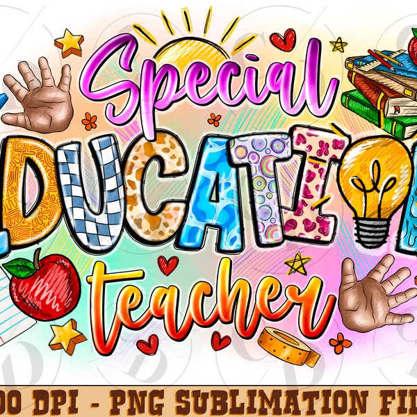Sped Special Education Teacher png, Western PNG, School Png, Teacher png, Pencil png, Sublimation Design, Digital Download, Western