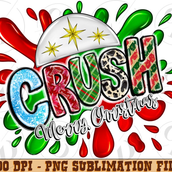 Crush Merry Christmas png sublimation design download, Merry Christmas png, Holidays png, Christmas, Crush png, sublimate designs download