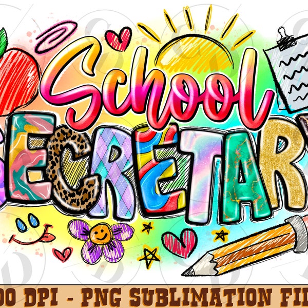 School Secretary png sublimation design download, office team png, western School png, secretary life png, sublimate designs download