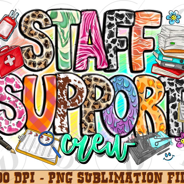 Staff Support Crew Sublimation Staff Support Nurse Png Staff Support Leopard Medical Assistant Nursing Nurse Life Cheetah Digital Download