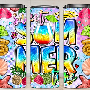 Sweet Summer time 20oz tumbler png sublimation design download, summer vibes png, Summer Design tumbler png,sublimate designs download