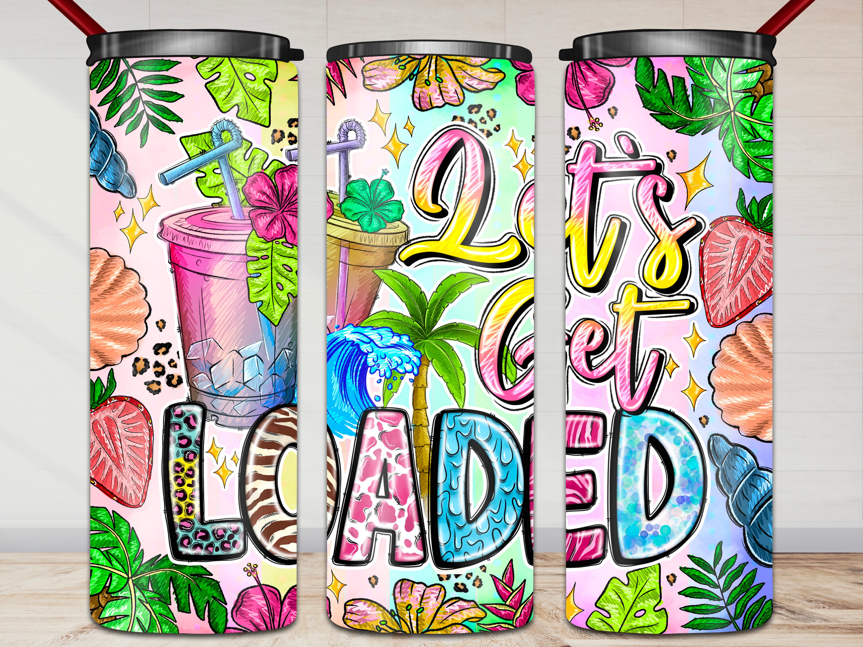 32 oz Tumbler, Loaded Tea Tumbler, Glass Jar with Lid, Custom Glass Ca –  New Life Creations by Jodie