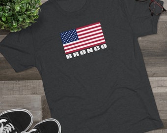 Ford Bronco Shirt American Flag
