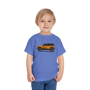 Ford Bronco - Cyber Orange Factory Paint Color Toddler Short Sleeve Tee
