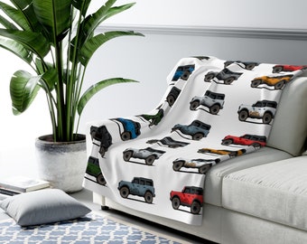 Ford Bronco Blanket Fleece Bronco Paint Colors