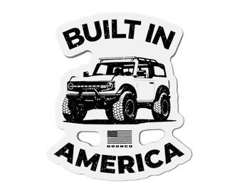 Ford Bronco Die-Cut Magnets