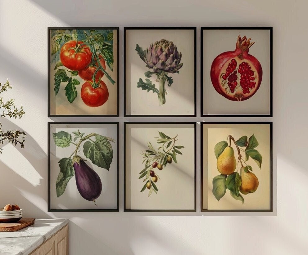 Wall Decor Plaque Purple EGGPLANT Vegetable Garden
