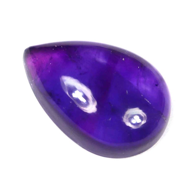 Supreme Amazing Quality Amethyst Cabochon, Loose and Smooth, Pear Shape Amethyst Stone, Nice Amethyst Gemstone, Special Gifted Stone,