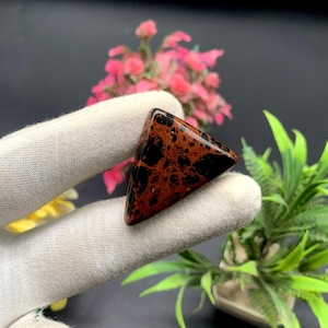 Top Quality Mahogany Cabochon! Mahogany Semi Precious Gemstone, Mahogany Handmade Stone, Mahogany Handicrafts Loose Stone, Gift For Her