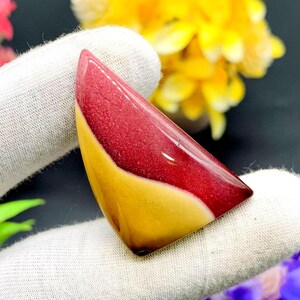 Mookite Jasper Cabochon: Fancy Shape Polished Gemstone (45 Carats)