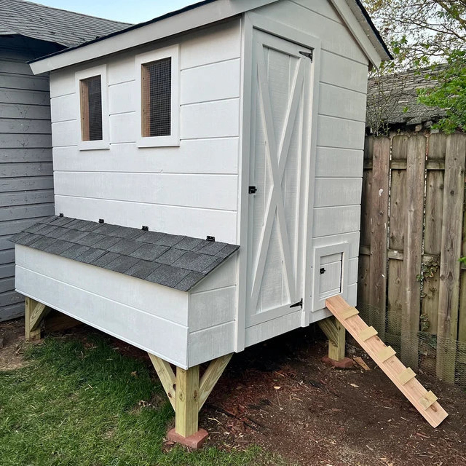 Modern Chicken Coop Plans Printable Digital Download Chicken Etsy