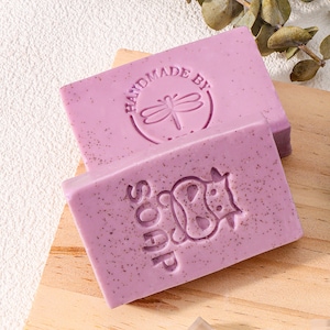 Sapone con francobollo personalizzato, francobollo per saponetta personalizzato, francobollo per sapone personalizzato personalizzato, qualsiasi modello può essere personalizzato, regali per gli amanti del sapone fatto a mano