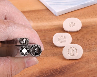 Custom Signature Clay Stamp, Custom Metal Stamp, Embosser Stamp, Custom Tiny Metal Pottery Stamp, Gifts For Potters, Christmas Gift
