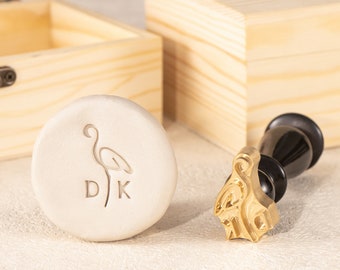Custom Pottery Stamp, Pottery Stamp For Clay, Signature Clay Stamp, Ceramics Stamp, Custom Letter Stamps For Clay, Gifts for Pottery Makers