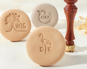 Custom Pottery Stamp, Signature Clay Stamp, Ceramics Stamp, Pottery Stamp For Clay, Custom Letter Stamps For Clay, Gifts for Pottery Makers