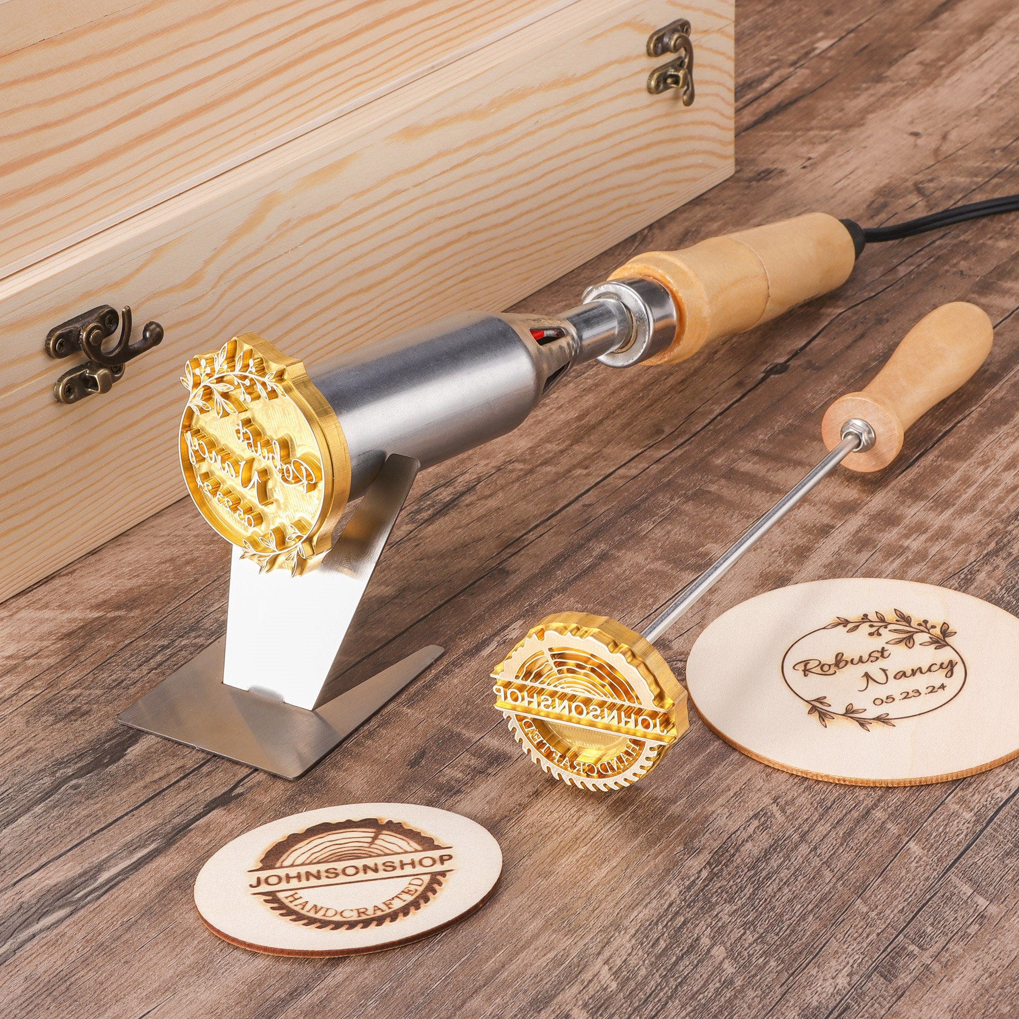 Custom wood burning stamp for woodworking , wedding wood stamp , Custom branding iron for wood, Electric wood stamp custom ,  Brand iron