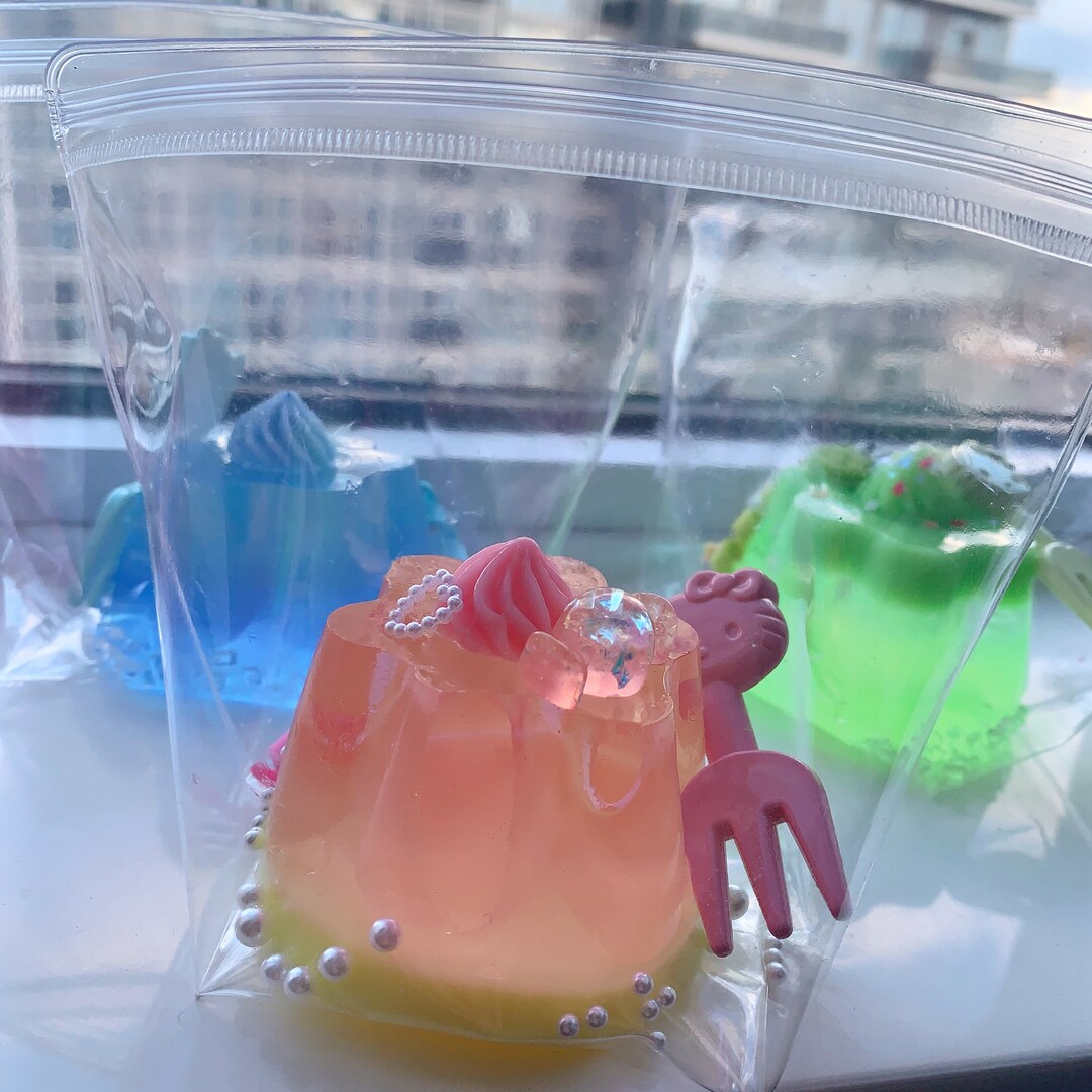 Pudding Silicon Squishy/cake Squishy/soft Squishy/silicone/ Toy Etsy
