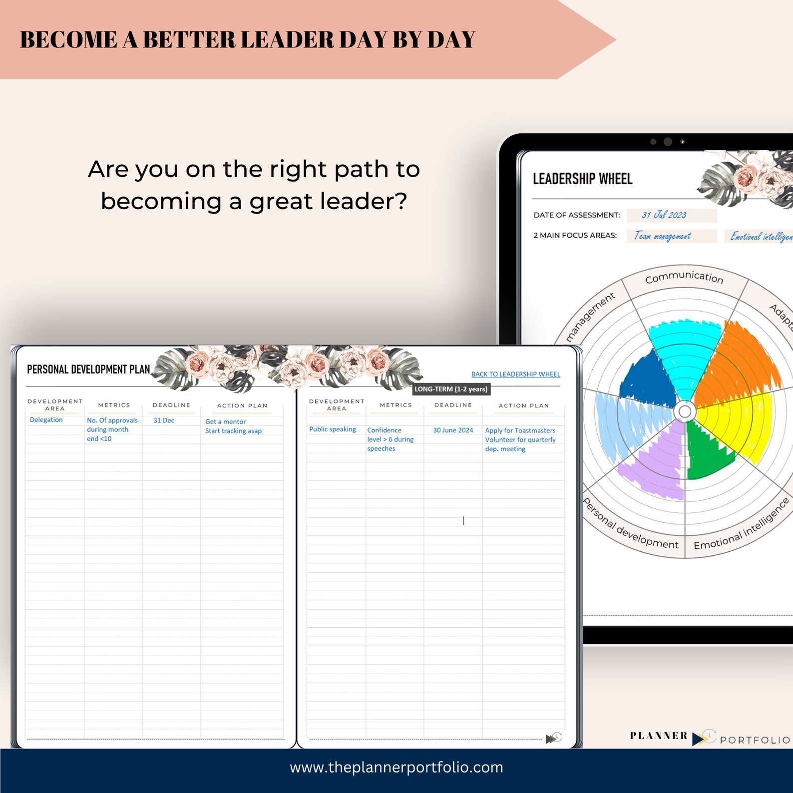 Onenote Template, Corporate Planner for Team Manager, Pink Planner for ...