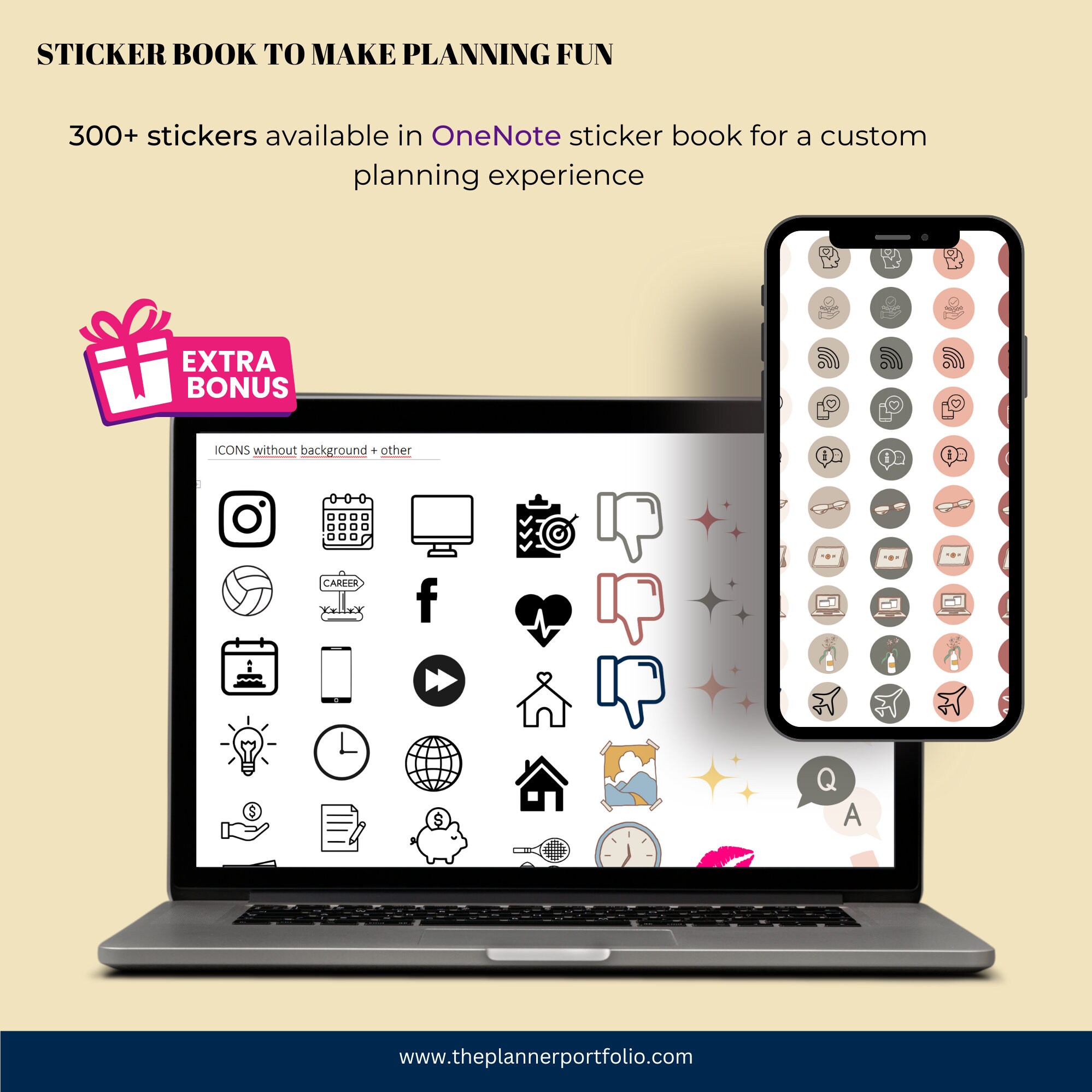 Onenote Design Team Onenote Templates, Work Planner, Business Planner for Team Manager Boho ...
