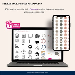 Onenote Template, Corporate Planner for Team Manager, Pink Planner for ...
