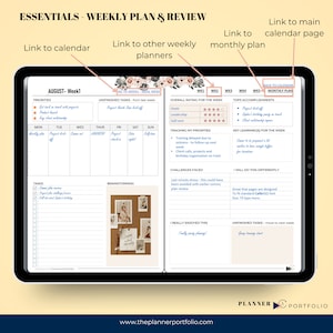 Onenote Digital Planner, 2025 Onenote Templates, Pink Daily Planner ...