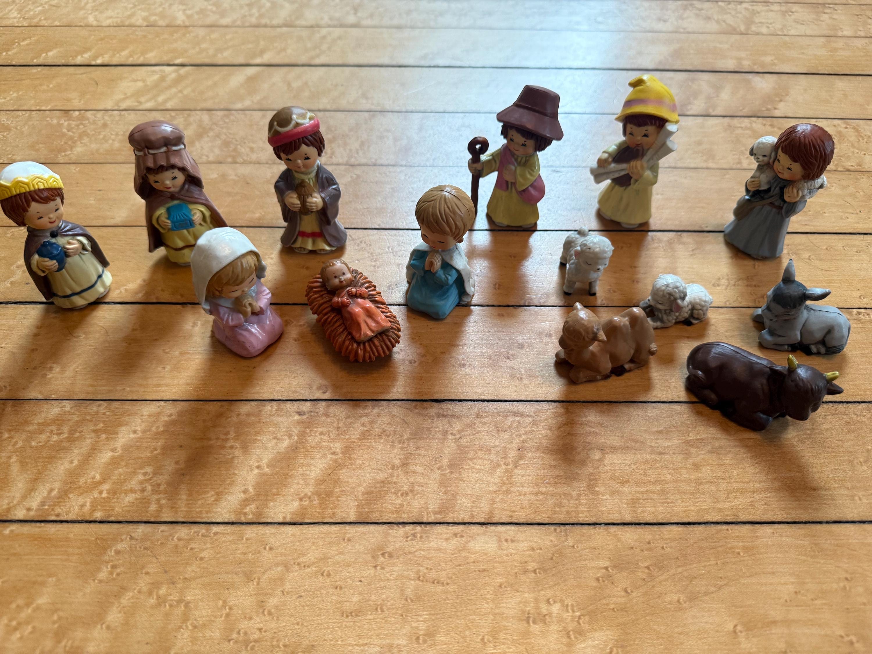 Vintage Precious Moments Nativity Set - Etsy