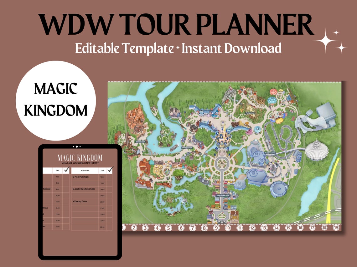 WDW Itinerary Template WDW Daily Itinerary WDW Tour Planner Etsy WDW Itinerary Template WDW Daily Itinerary WDW Tour Planner Etsy