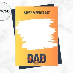 Father's Day Printable Card Instant Download PDF - Etsy