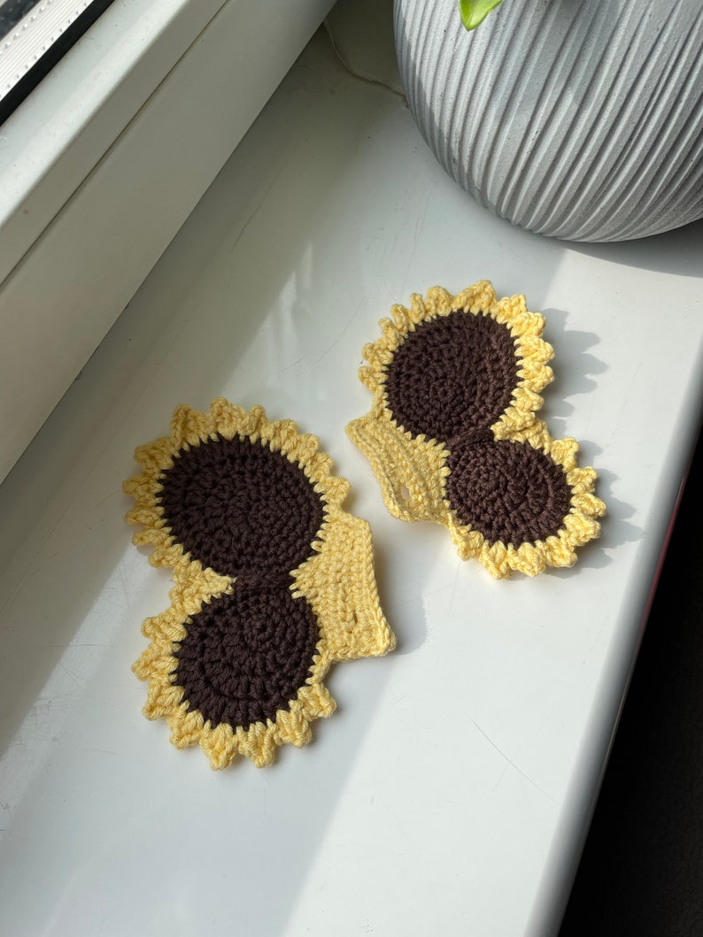 Fairy Shoe Wings 3in1 PDF Crochet Pattern Basic, Butterfly and Sunflower versions Fairycore Cottagecore Accessory for Shoes image 5