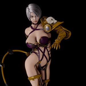 Sexy Valentine 3D Figure -8k Recine - 25cm - Unpainted OR Painted- Sfw Or Nsfw