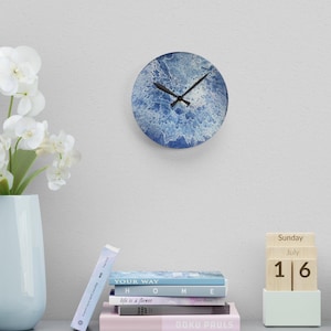 Blue Constellation Wall Clock