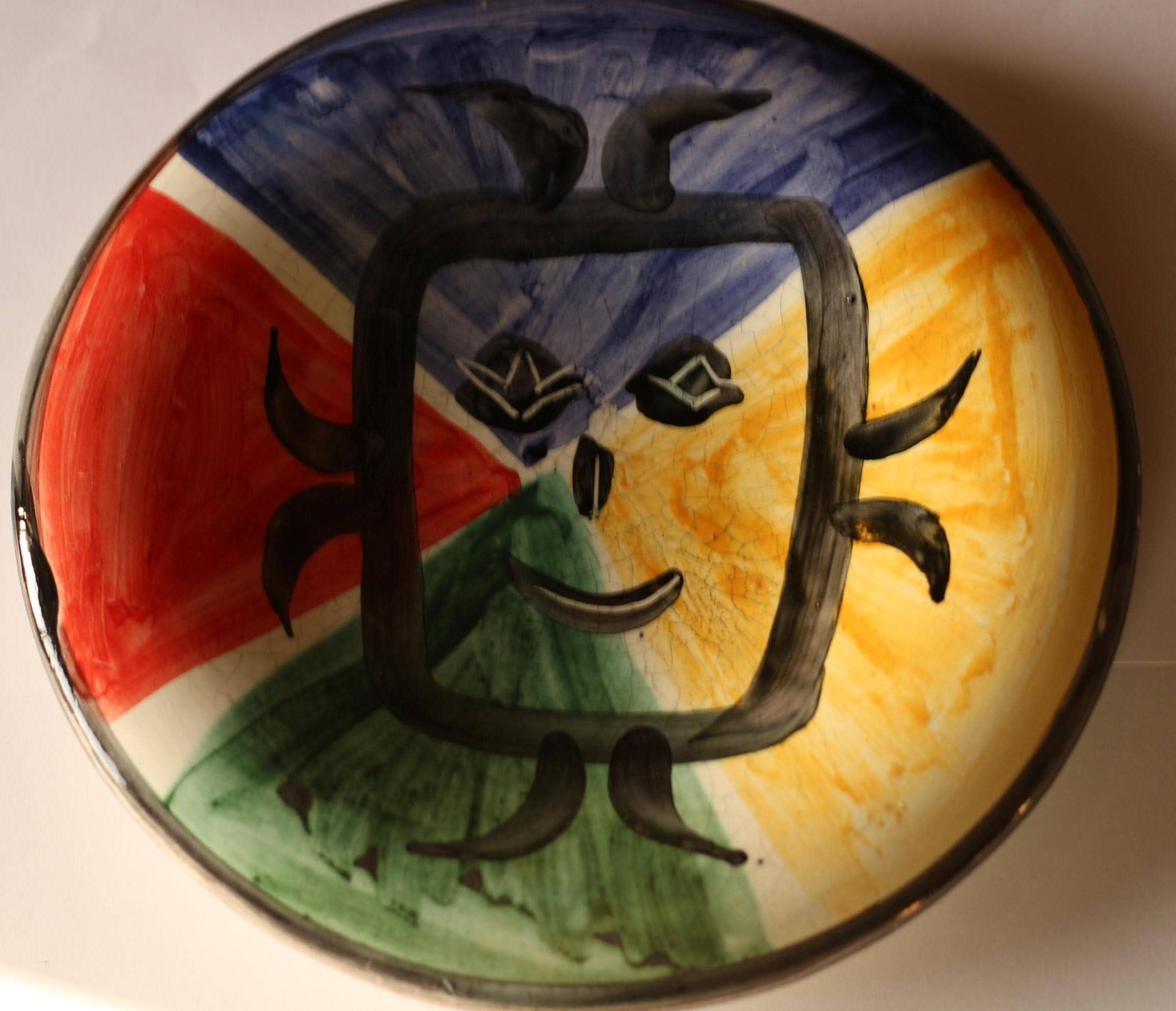 Limited Edition Picasso Ceramic Plates: Madoura Vallauris Pottery Set