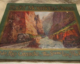 Rocky Mountain Views of the Rio Grande Souvenir Booklet