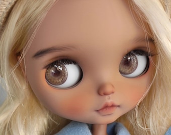 OOAK Custom Fullset Blythe Doll, RBL, OB24, Mohair Wig, Cute Blythe Doll, Handmade Blythe Doll