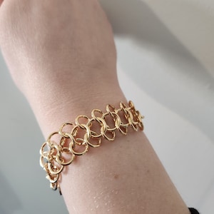 Chainmaille bracelet with free custom sizing