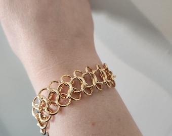 Chainmaille bracelet with free custom sizing