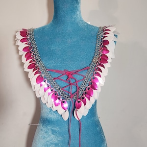 Dragon scales, scale mail shoulder chest piece. (Read description)