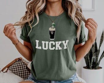 Vintage Leprechaun Shirt | Funny St Patty's Day Baby Tee | Irish Coquette Aesthetic Tee