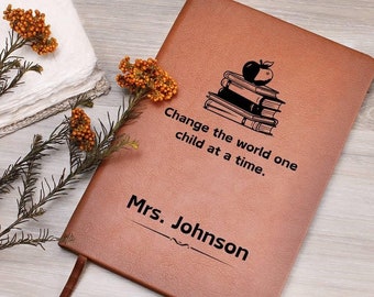 Personalized Gift For Teacher, Teacher Journal, Thank you gift for Teacher, Graduation Gift For New Teacher, Teacher Appreciation