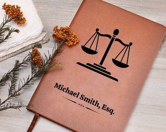 Personalized Journal For Lawyer, New Lawyer Gift, Lawyer Appreciation Gift, Best Lawyer Gift, Law School Graduation, Lawyer New Job Gift