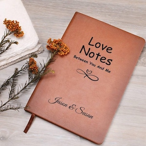 Love Notes Between Couples, Couple's Journal, Personalized Journal, Wedding Gift, Anniversary Gift, Marriage Gift, Valentine's Day