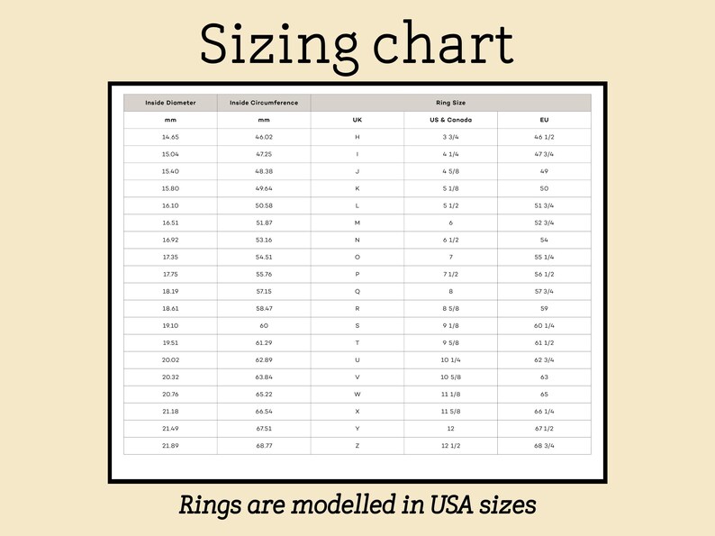 USA Digital Ring Sizer Set (UK Size H-Z) .stl .fbx .obj - Ready for 3D ...